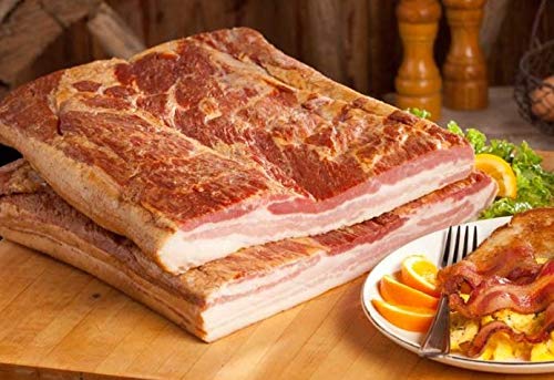 Burgers' Smokehouse Whole Applewood Smoked Bacon Slabs (Average weight 11 to 13 lbs)