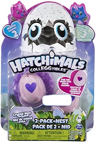 TOYS R US EXCLUSIVE OWLICORN Hatchimals CollEGGtibles Season 2 2-Pack + Nest