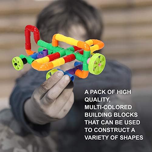 STEM Building Blocks Toy for Kids, Educational Toddlers Preschool Brain Toy Kit
