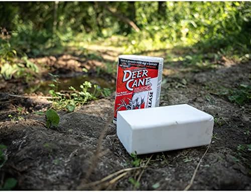 EVOLVED HABITATS Deer Cane Block Mineral Deer Attractant - Fast & Easy to Use All Year-Round Concentrated Mineral Food Supplement for Deer