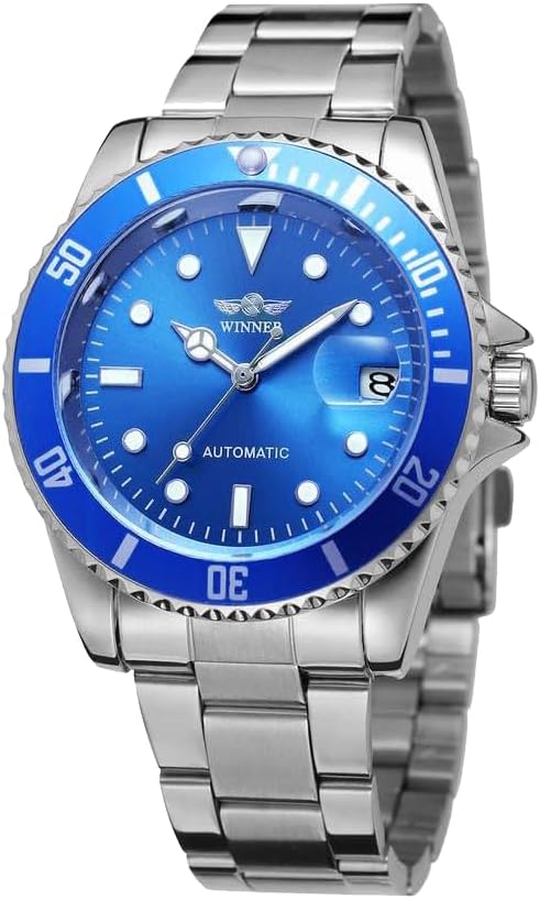 MASTOP Mens Automatic Mechanical Watches Stainless Steel Waterproof Luxury Watch for Men Reloj Automático para Hombre