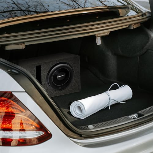 QPower QTW12 Single 12" Sealed Car Audio Subwoofer Sub Box Enclosures, Pair