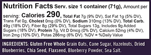 Bob's Red Mill GF Oatmeal Cup, Maple & Brown Sugar, 2.15 Ounce Cup (Pack of 12) - Non GMO, Whole Grain, Kosher