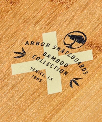 Arbor Bamboo Fish 37" Complete Longboard - Perfect for Cruising and Carving - Includes ABEC 7 Bearings, Spacers, Paris Risers