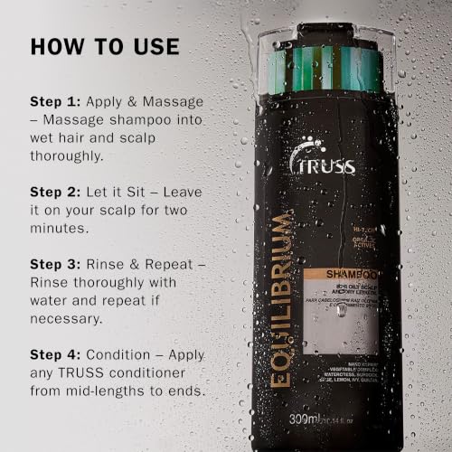 TRUSS Therapy Anti Dandruff Shampoo, Menthol Sulfate Free