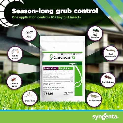 Syngenta Caravan G Insecticide Fungicide - 30-Pound Bag