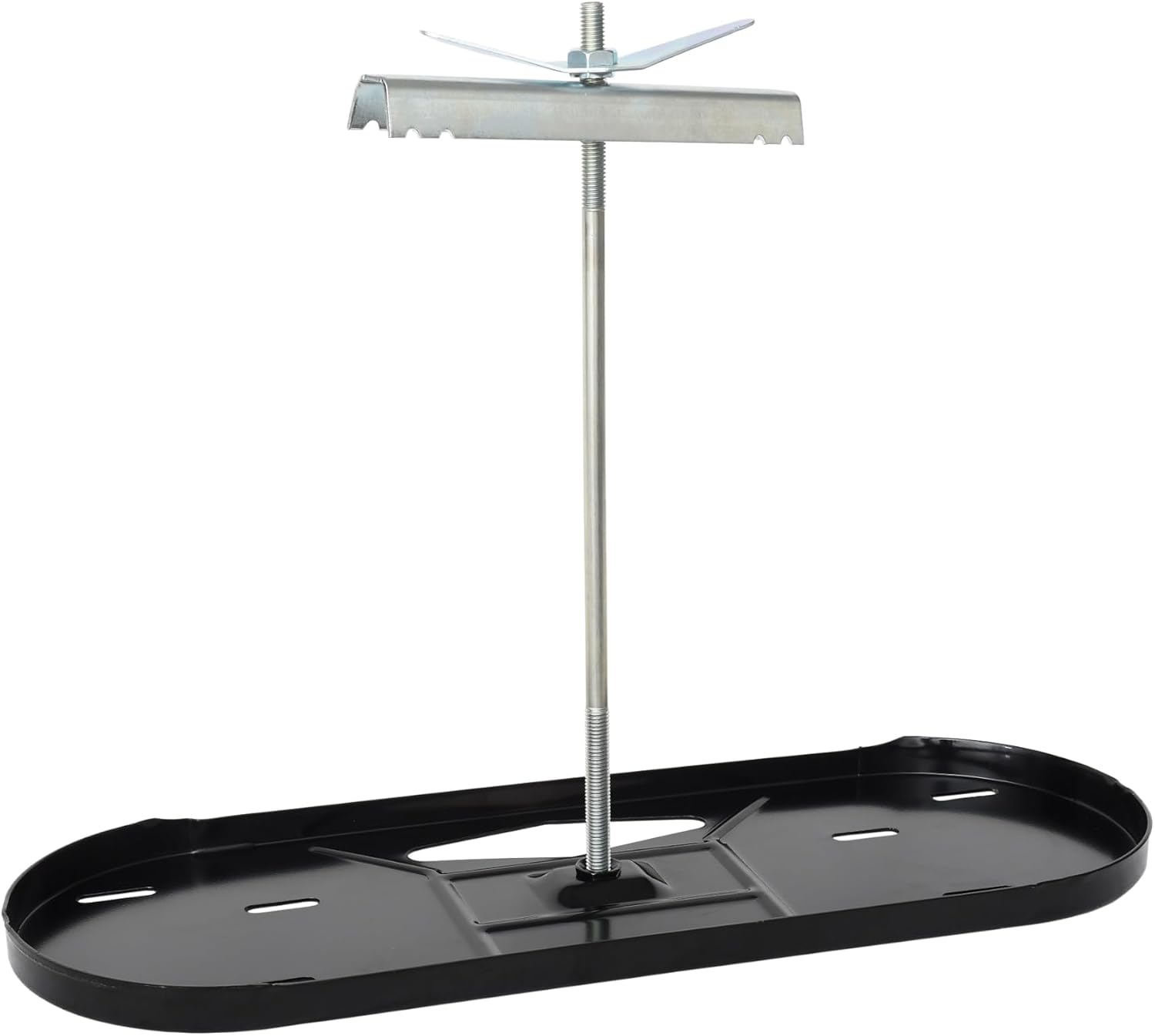 Flame King Dual RV Propane Tank Cylinder Rack for RVs and Trailers for 30lb Tanks - KT30MNT (Tanks Sold Separately), Black
