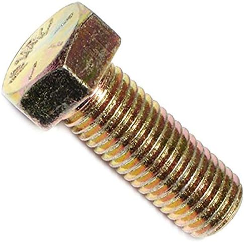 Hard-To-Find Fastener Grade 8 Hex Cap Coarse Large Bolts, Bulk Pack, Steel Hex Bolts for Construction, Home Improvement, 3/4-10 x 2, Pack of 10