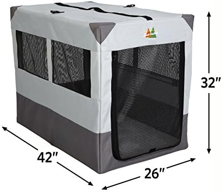 MidWest Canine Camper 24-inch Portable Tent Crate for Dogs