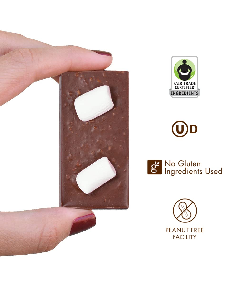 Chuao Chocolatier Salted Chocolate Crunch Dark Chocolate Mini Gourmet Chocolate Bar, 24-Ct. (0.39 oz. each)