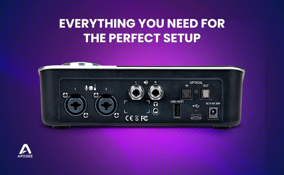 Apogee Symphony Desktop Elite USB-C Audio Interface for Recording & Mixing