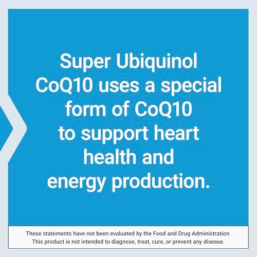Life Extension Super Ubiquinol CoQ10, Heart Health Supplement, Cell Energy, oxidative Stress Defense, Maximum Absorption, 100 mg, Non-GMO, Gluten-Free