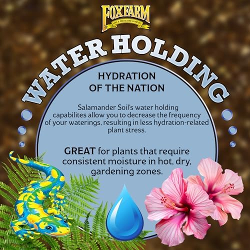 FoxFarm Salamander Soil Potting Mix, 1.5cu ft - Watering Holding Properties, Made for Plants and Cuttings