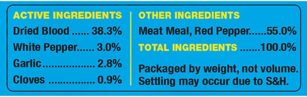 Deer Scram All Natural Granular Repellent - All-Natural, Animal, People and Pet Safe Granule Repellents (2.5 lb Shaker)