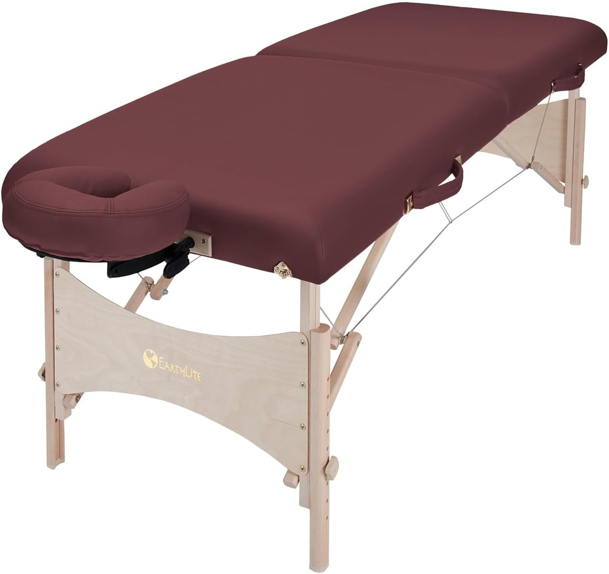 EarthLite Harmony DX Portable Massage Table Package, Includes Table + Face Cradle + Carrying Case, 30" x 73, Black