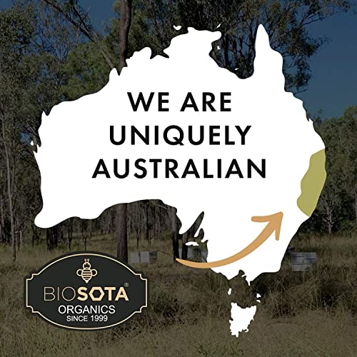BIOSOTA Organic Manuka Honey MGO 1717+ - Medical Grade Manuka Honey from Australia NPA/ULF 31+, 100% Raw Unheated Pure Honey, 8.8oz (1717+)