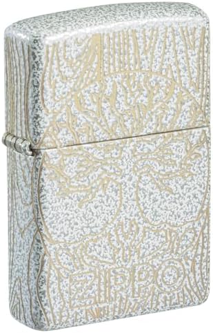 Zippo Tree of Life Pocket Lighter - Refillable Flip-Top Windproof Lighters - Spiritual and Symbolic Design Pocket Lighters - Luxury Metal Lighter Made in USA