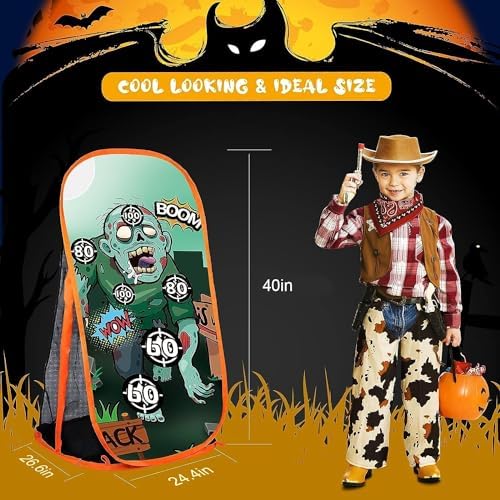 RONSTONE Shooting Practice Target Compatible with Nerf Gun for Boys Girls, Toy Foam Blaster Shooting Targets for Kids Indoor Outdoor