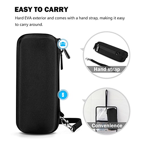 ProCase Hard Travel Case for Electric Trimmer & Shaver -Black | Fits QP2520 QP2530 QP2620 QP2630, Portable Organizer Carrying Bag