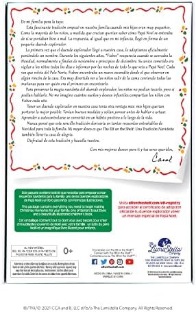 The The Elf on The Shelf UNA TradiciÃn NavideÃa Spanish Language Book & Blue-Eyed Boy Scout Elf