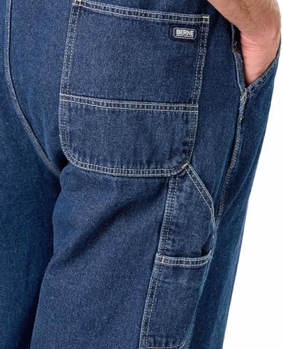 Berne Men's Heritage Unlined Washed Denim Bib Overall
