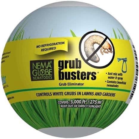 The Environmental Factor Grub Busters Beneficial Nematodes for Lawn & Garden – Natural Treatment for White Grubs, Japanese Beetles, Billbugs, Chafer