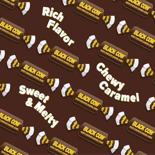 Atkinson's Black Cow Chocolate Caramel Chewy Candy Bar, 1.5oz, 24ct Pack | Chewy chocolate caramel candy bars