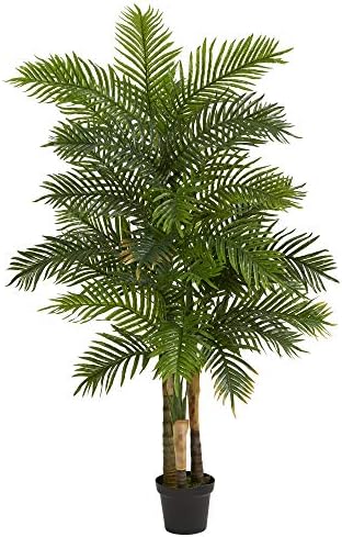 Nearly Natural 6ft. Areca Palm Artificial Tree (Real Touch)