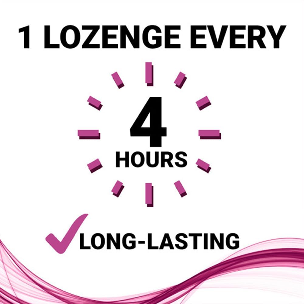 Cepacol Extra Strength Sore Throat & Cough Relief Lozenges, 16 Count, Mixed Berry Flavor, Maximum Numbing, Fast Acting Relieves Sore Throat Pain, and Quiets Cough (Pack of 4)
