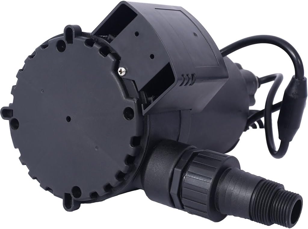 Pool Cover Pump, 1/4 HP 1850GPH Automatic Submersible Water Pump, 120V Swimming Pool Drain Pump with Auto On/Off Sensor