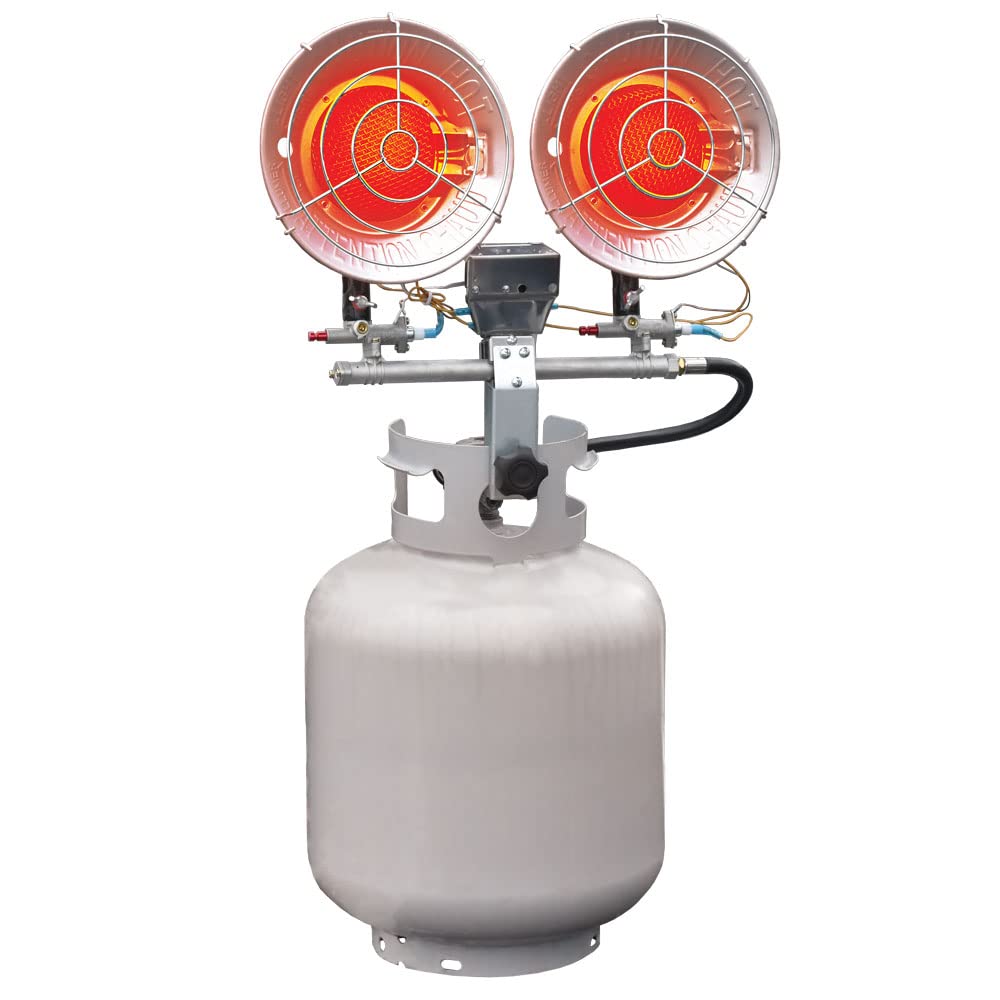 MASTER LP Tank Top Space Heater, Variable Output, 32,000 BTU (MH-32-TTC)