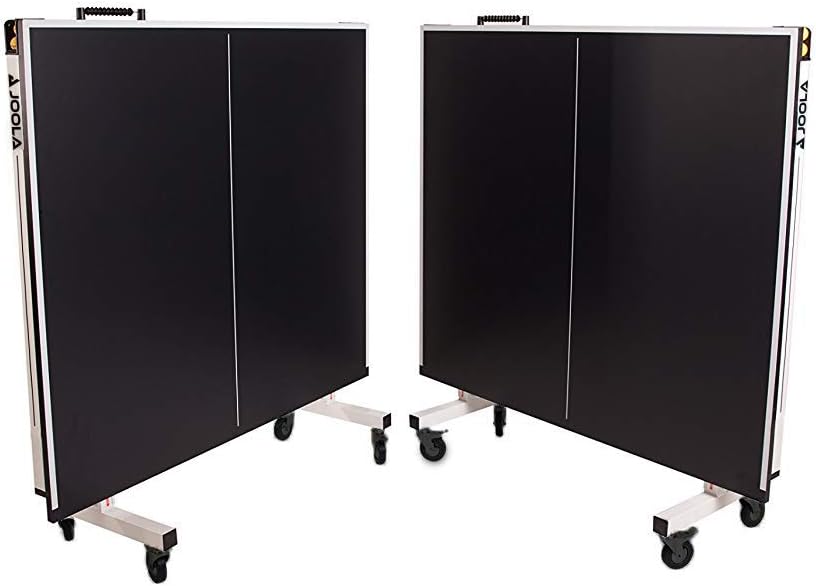 JOOLA Rally TL Professional MDF Indoor Ping Pong Table w/Quick Clamp Table Tennis Net & Post Set - 10 Minute Easy Assembly - Corner Ball Holders - Tournament Quality - Includes Playback Mode