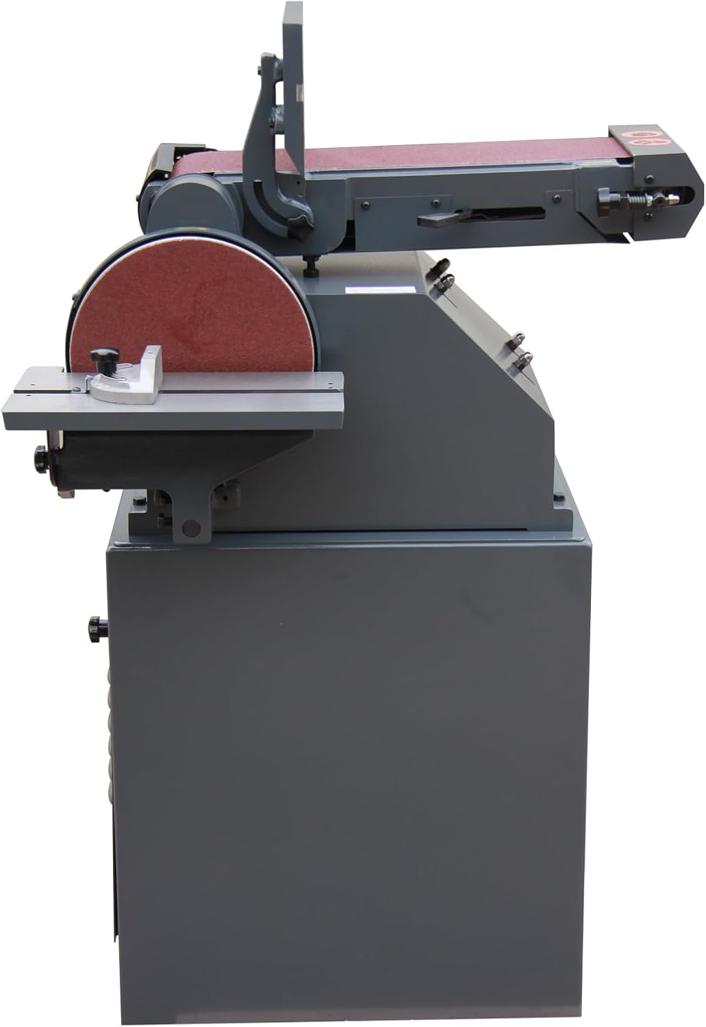 4 x 24 Belt & Oscillating Spindle Sander, KAKA INDUSTRIAL WS-100D | 5 sanding sleeves included