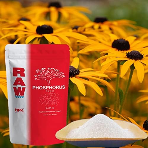 RAW Phosphorus Fertilizer - Water Soluble, High Phosphorus for Plants, 10lb | Energy for Fruit and Flower - Ideal Hydroponic Phosporus Fertilizer for Indoor Plants, Gardens and Vegetables