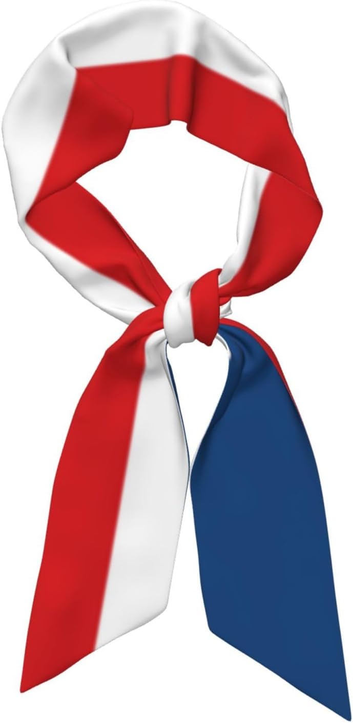 Country Flag Scarf For Women, Multi‑purpose Ribbon, Fashion Neck Hair Handbag Accessory, Versatile Bandana Headband