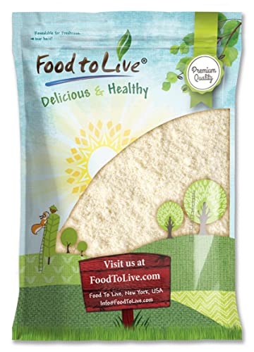 Food to Live - Blanched Almond Flour, 12 Pounds Non-GMO Verified, Finely Milled, Raw, Vegan, Keto, Paleo, Bulk, Low Sodium, Low Carb. Good Source of Fiber, Protein, Vitamin E, Copper.