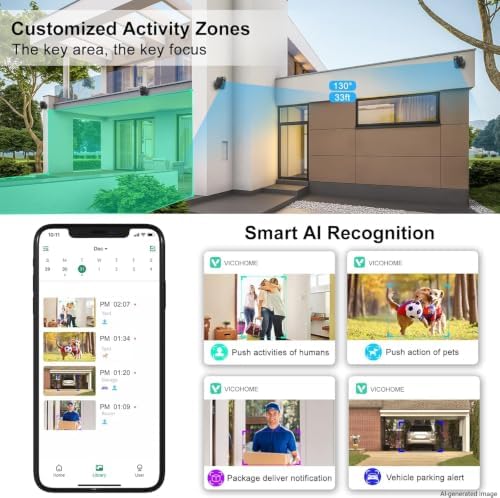 DCT Magnetic Security Camera Outdoor: See Who at Door in 2K - 10s No-Drill