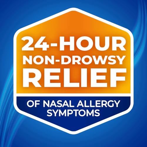 Nasacort 24HR Allergy Nasal Spray for Adults, Non-drowsy & Alcohol Free, 150 Spray Pack