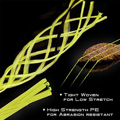 M MAXIMUMCATCH Maxcatch Braided Fly Line Backing for Fly Fishing 20/30lb(White, Yellow, Orange, Black&White, Black&Yellow, Blue, Pink, Green, Purple)