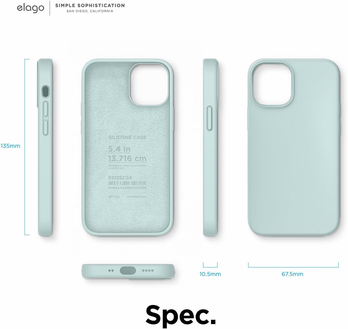 elago Premium Liquid Silicone Case for iPhone 12 Mini Lavender