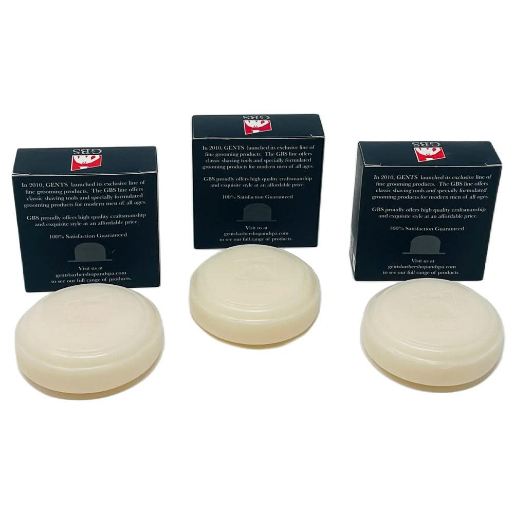 GENTS Men’s Shave Soap, 97% Natural Cedar Pine Scent, Rich Lather Wet Shaving, Traditional Shaving Soap for Men, 3oz Puck
