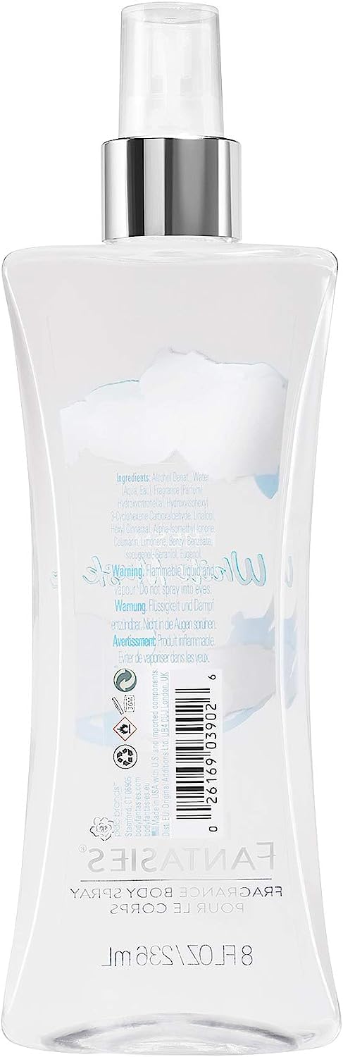 Body Fantasies Signature Fragrance Body Spray, Fresh White Musk, 8 Fluid Ounce