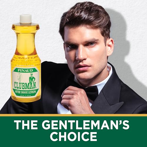 Clubman Pinaud After Shave Lotion, Soothes Skin After Shaving with Masculine Fragrance, 16 Oz