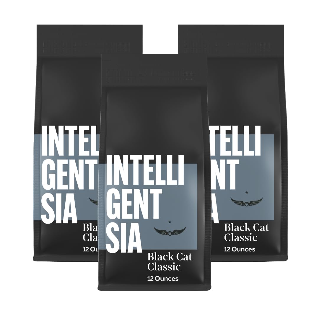 Intelligentsia Coffee, Light Roast Whole Bean Coffee, 100% Arabica Coffee - Black Cat Classic Espresso 12 Ounce Bag