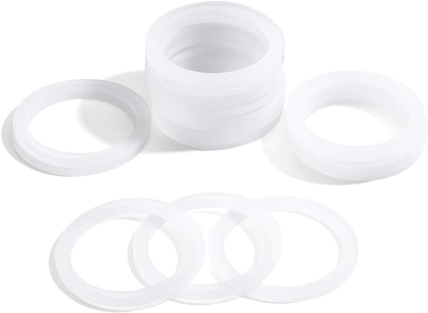 8 Pcs 4 Cups Replacement Food Grade Silicone Gasket, For Bialetti Moka Pots