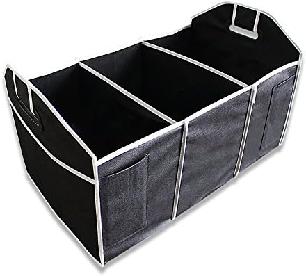 Harper Grove, Collapsible Portable Multi Compartments, Closet Trunk Organizer, Folding, Black