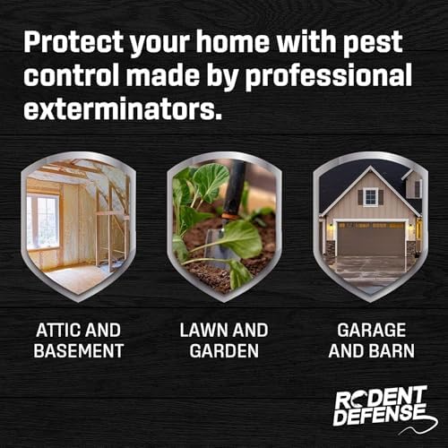 Exterminators Choice - 32 oz Peppermint Rodent Defense Spray - Great for Lawns, Gardens, Attics, and Garages - Non-Toxic Deterrent for Pest Control - Repels Mice and Rats - Safe for Kids and Pets