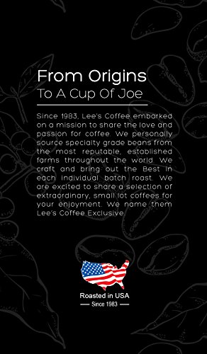 Lee's Coffee Exclusive Whole Bean Coffee, French Roast, 12 Ounce