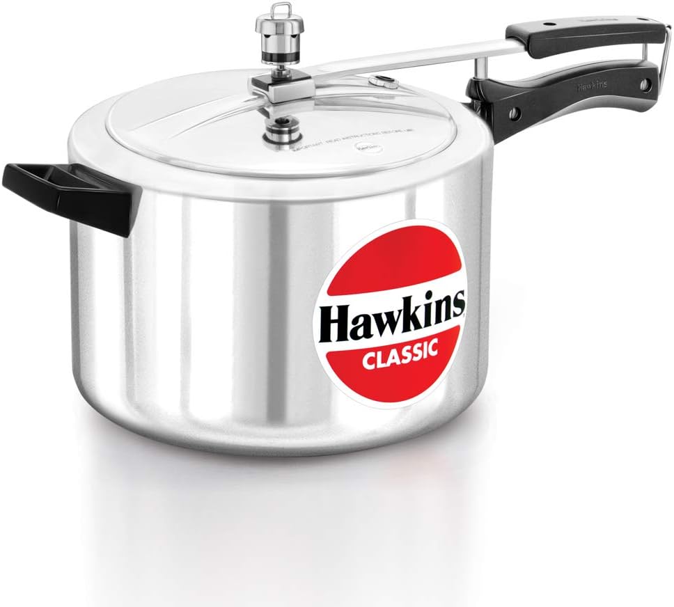 Hawkins Classic Aluminum 6.5 Litre Pressure Cooker