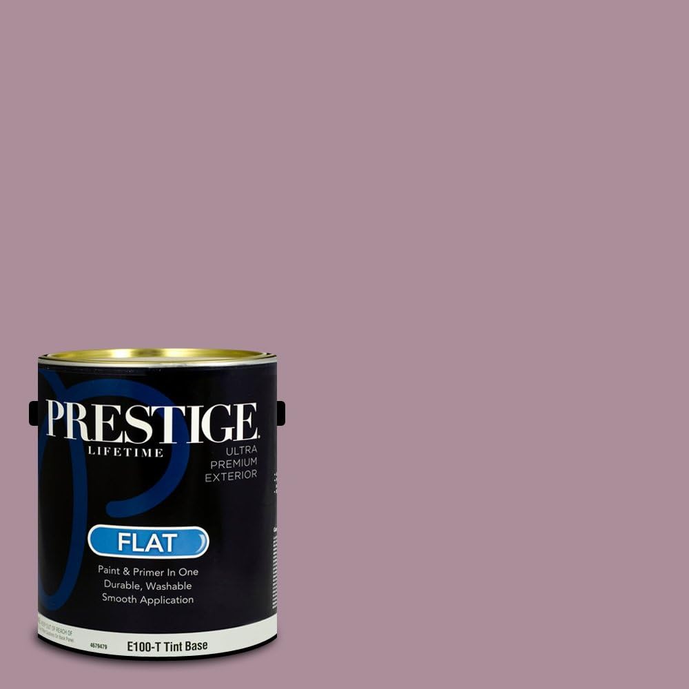 PRESTIGE Paints Exterior Paint and Primer In One, 1-Gallon, Satin, Comparable Match of Sherwin Williams* Ash Violet*